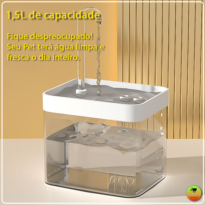 Bebedouro Automático de Água para Gatos (1,5L) AQUAFELIN