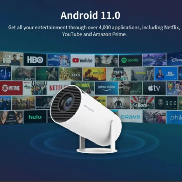 Projetor HY300 - Suporta 4k 1080p - Android 11