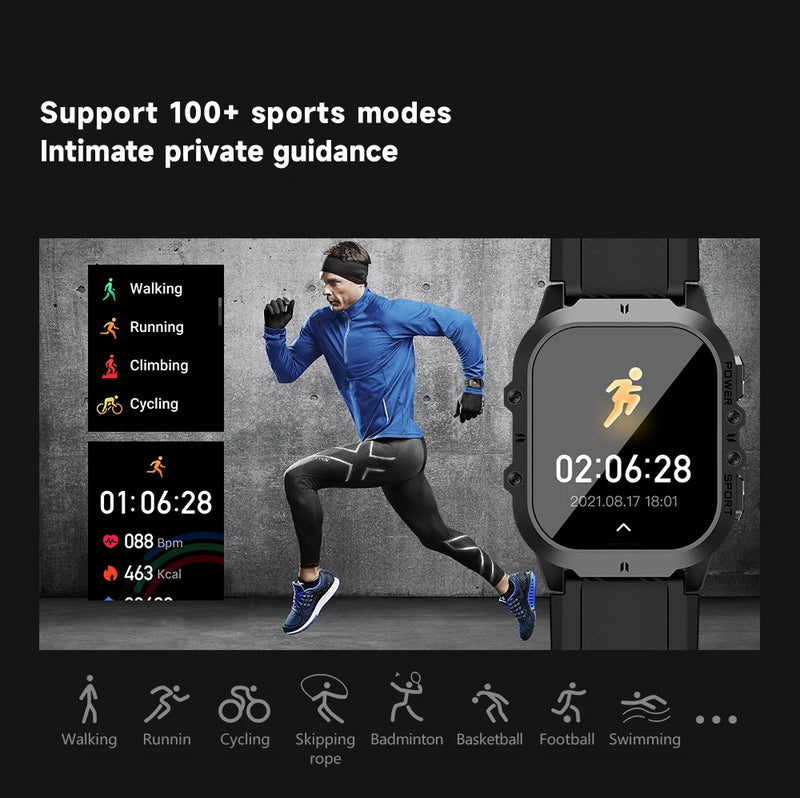 Smart Watch SPARK XX (100 modos de esporte, tela de amoled 1.96" à prova d'água)