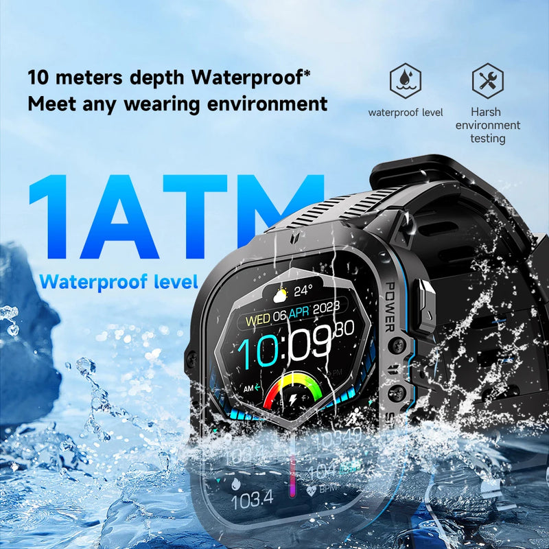 Smart Watch SPARK XX (100 modos de esporte, tela de amoled 1.96" à prova d'água)