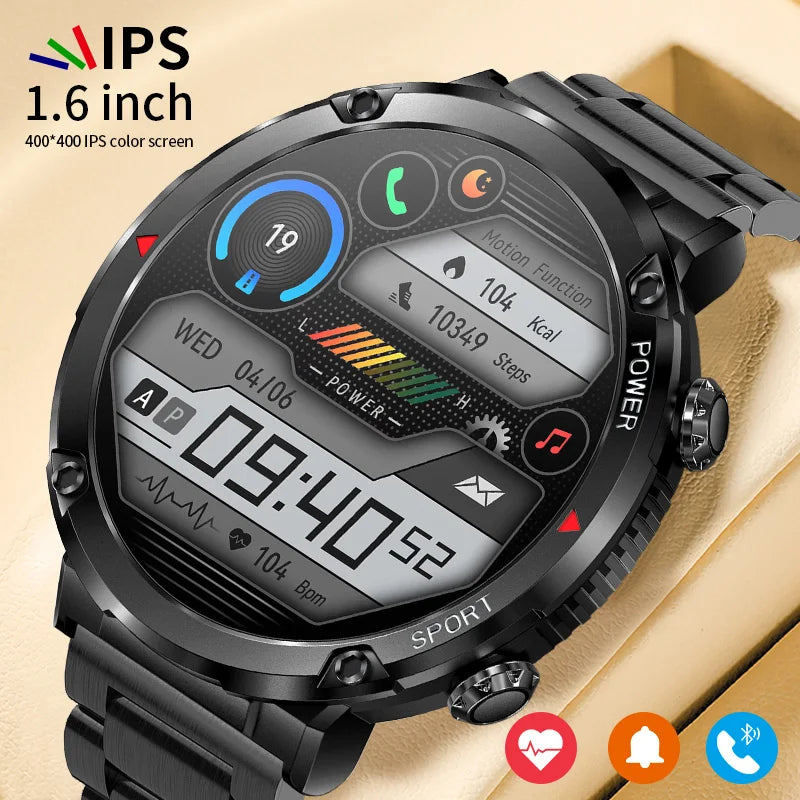 Smart Watch CARBONO ONE (bateria 600mAh - tela 1.6" IPS 52mm)