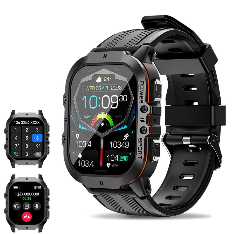 Smart Watch SPARK XX (100 modos de esporte, tela de amoled 1.96" à prova d'água)