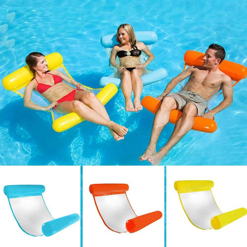 Rede Inflável Para Piscina - "Floating Bed Pool"